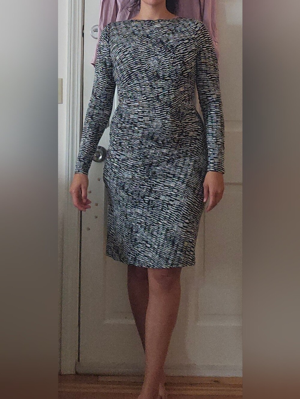 Hugo BOSS long sleeve Midi Work Dress Business Casual Xl